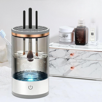 Nettoyeur Pinceau Maquillage - ElectricBrushCleaner™ - Noir