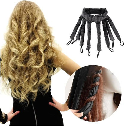 Rouleau à cheveux - HeatlessHairCurler™ - Noir