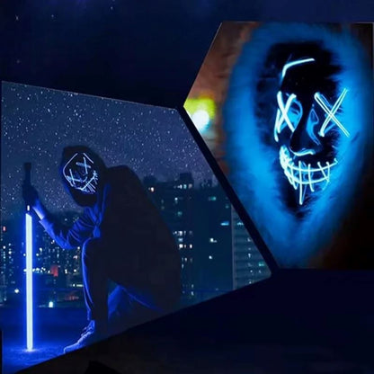 LedMaskHalloween™- Bleu