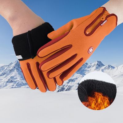 Gant Thermique - WinterCyclingGloves™ - Orange