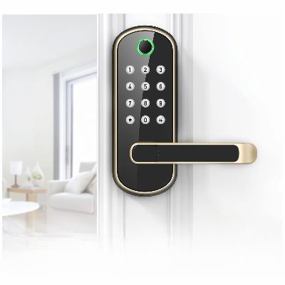 Serrure Connectée - SmartLockSecurity™ - Doré