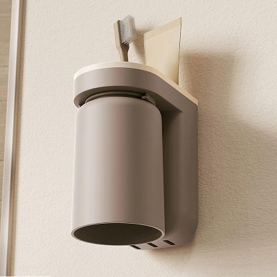 Rangement mural - ToothbrushCup™ - Marron