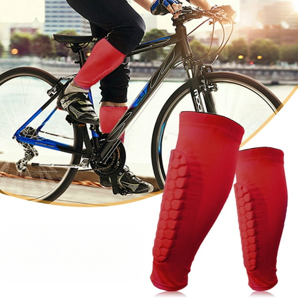 Protège Tibia - FootballLegSleeves™ - Rouge
