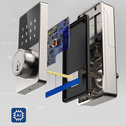 Serrure de porte - SmartLockDoor™ - Gris