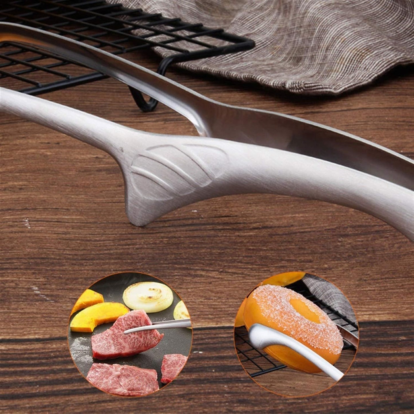 Pince à barbecue - TongsforBBQ™ - Plat