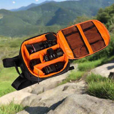 Sac appareil photo - MultifunctionalBackpack™ - Orange