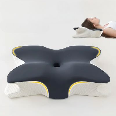 Oreiller cervical - NeckPillow™ - Bleu foncé
