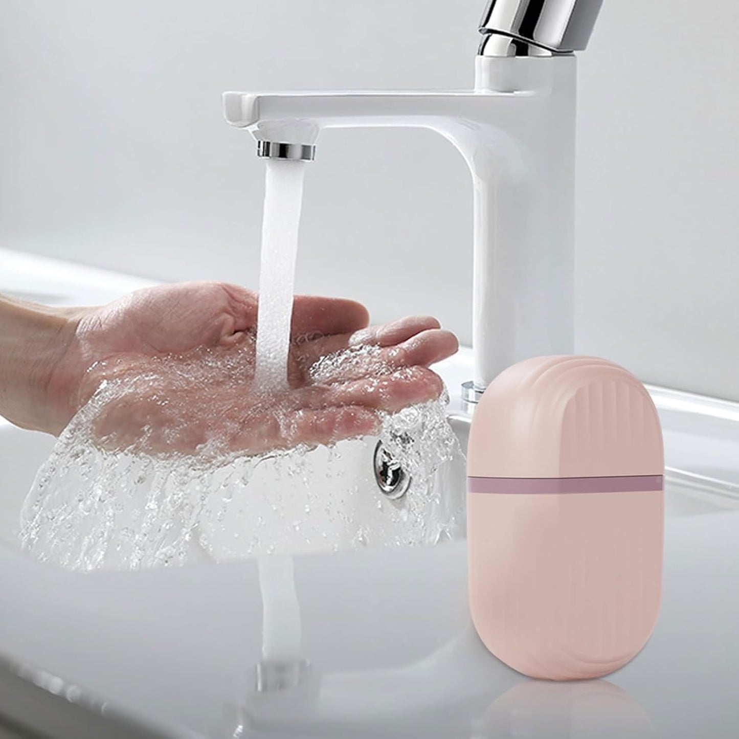 Porte savon - PortableSoap™ - Rose