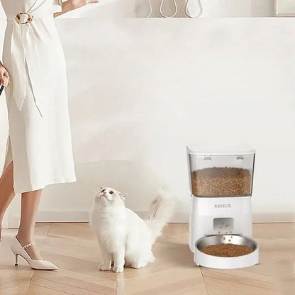 Distributeur Croquettes - AutomaticCatFeeder™- Blanc