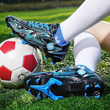 Chaussures de Football - GoldenSoccerShoes™ - Noir