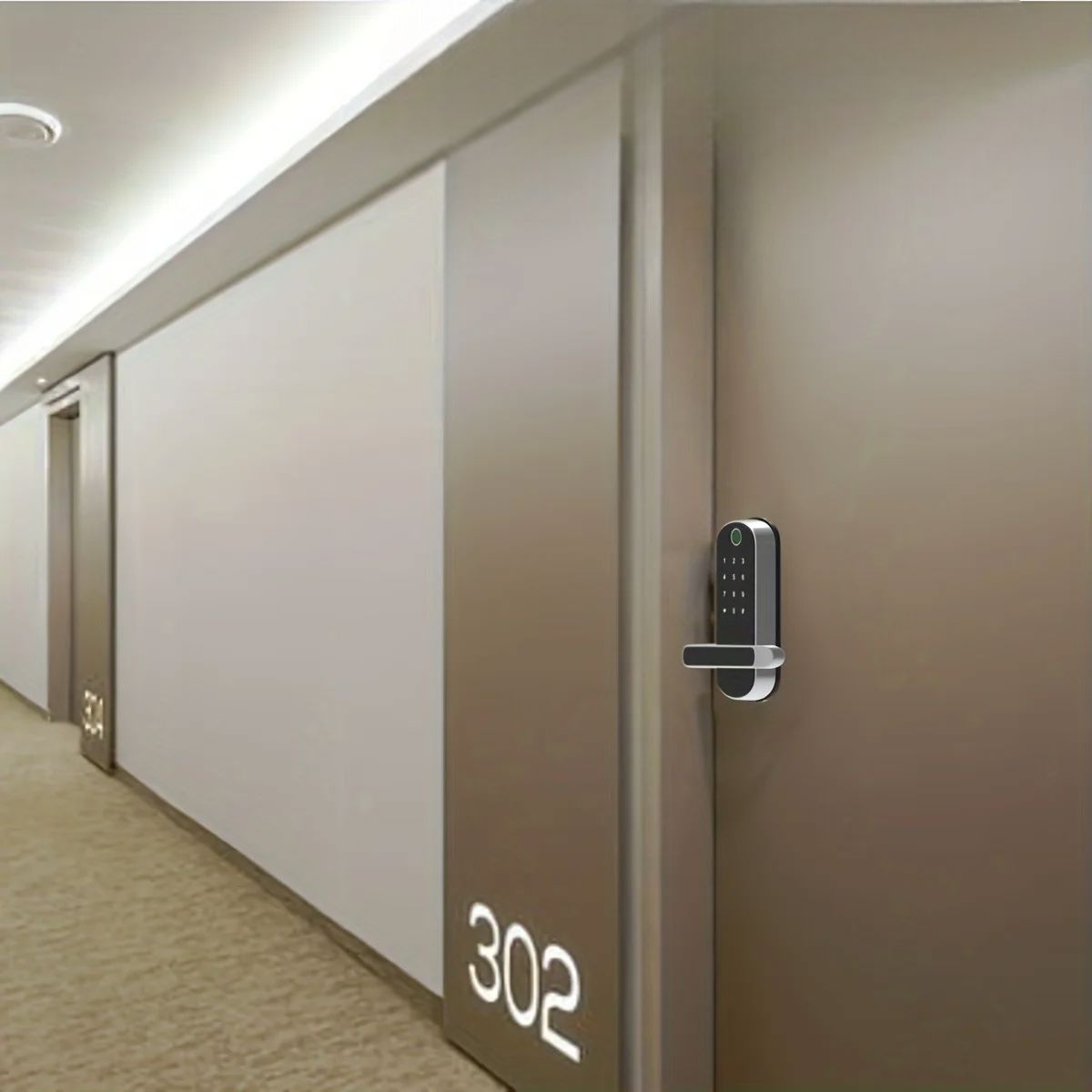 Serrure Connectée - SmartLockSecurity™ - Argenté