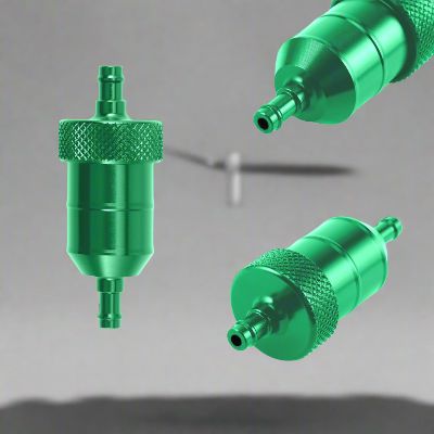 Filtre à carburant - MotorcycleFuelFilter™ - CNC Long Vert