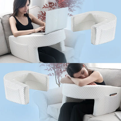 Coussin de lecture - ArmRestPillow™ - Blanc