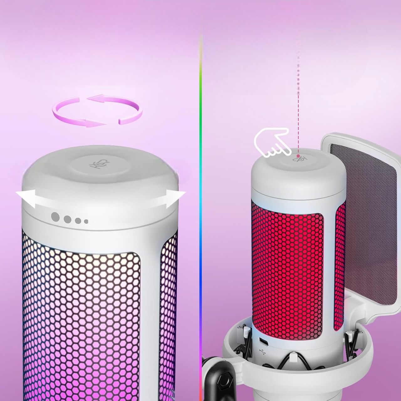 Microphone - GamingMicrophone™ - Blanc