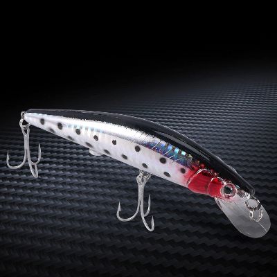 Leurre de peche - FishingLureBait™ - Blanc & Rouge