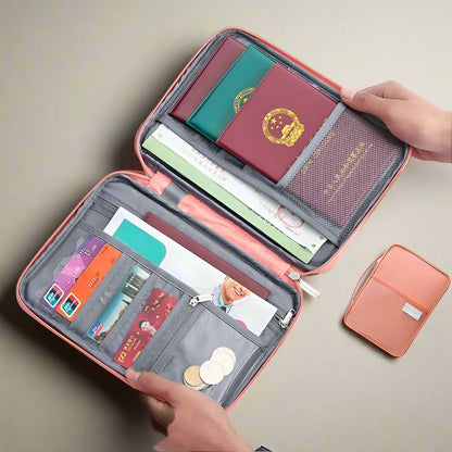 PortePasseportMultifonction™- Rose L
