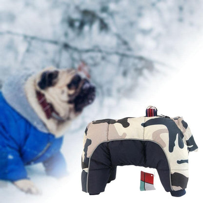 Doudoune pour Chien - WarmJacketDog™ - Camouflage Gris