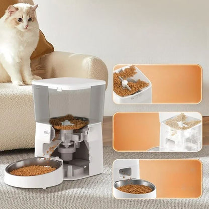 Distributeur Croquettes - AutomaticCatFeeder™- Blanc