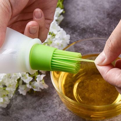 Bouteille pour huile - OilBottleBrush™ - Vert