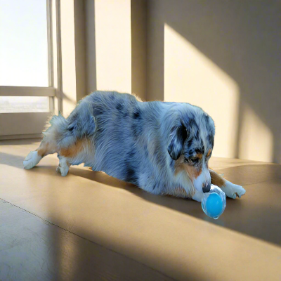 Balle pour Chien - DogSqueakerBall™ - Bleu