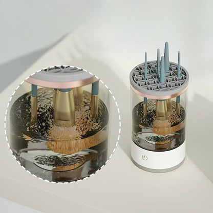 Nettoyeur Pinceau Maquillage - ElectricBrushCleaner™ - Noir