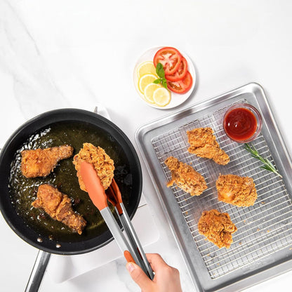 Pince à barbecue - SiliconeBBQGrilling™ - Orange