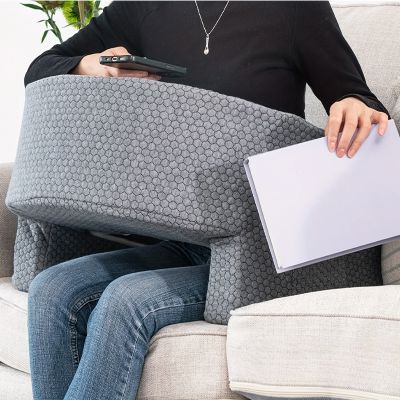 Coussin de lecture - ArmRestPillow™ - Gris