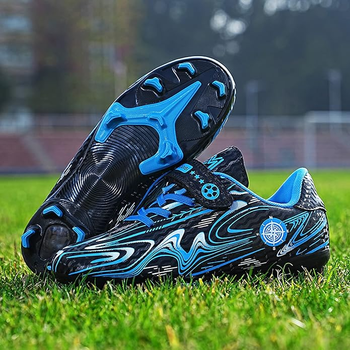Chaussures de Football - GoldenSoccerShoes™ - Noir