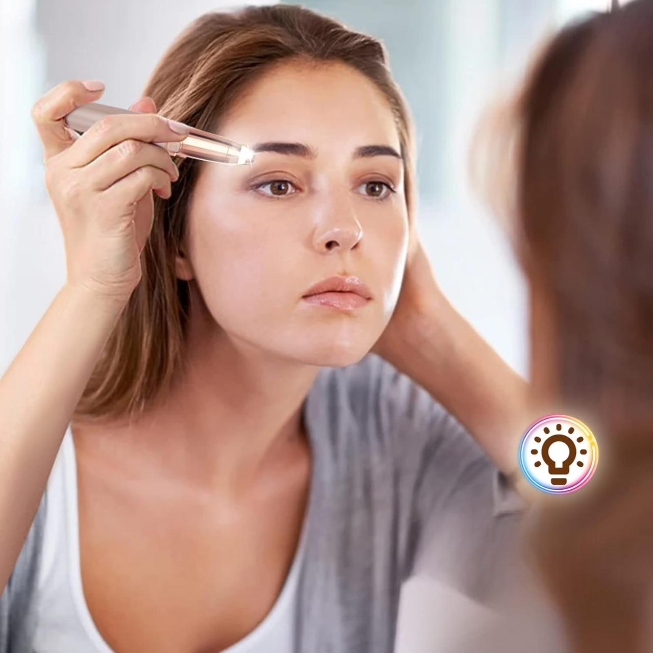 Epilateur Sourcil - ElectricEyebrowPen™ - Rose