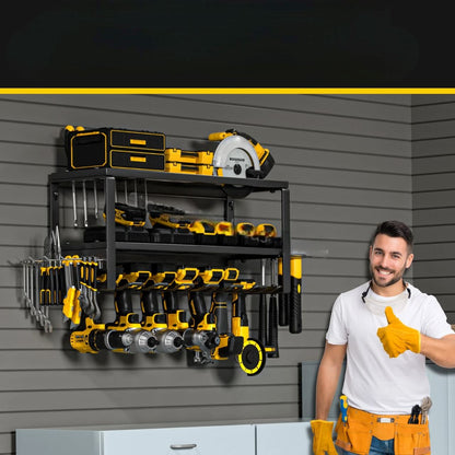 Porte Outils Mural - GarageToolOrganizer™ - Grand