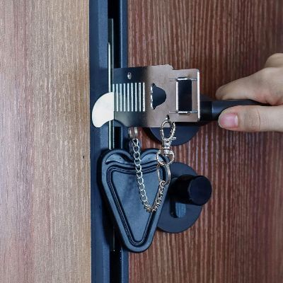 Serrure de porte - SecurityDoorLock™ - Noir