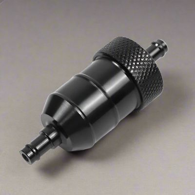 Filtre à carburant - MotorcycleFuelFilter™ - CNC Long Noir