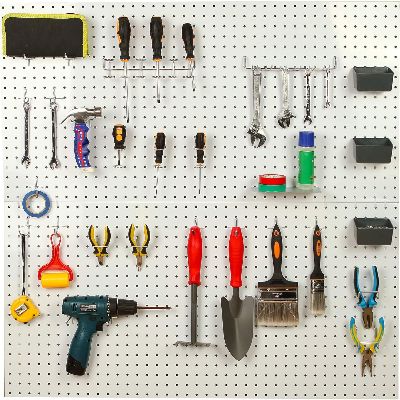 Panneau perforé - BoardWallOrganizer™ - Blanc