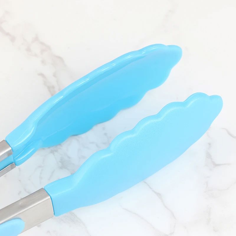 Pince à barbecue - SiliconeBBQGrilling™ - Bleu Ciel