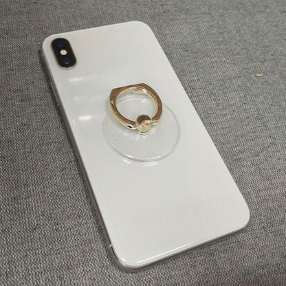 Support de Téléphone - TransparentCellPhoneRing™ - Rond Doré
