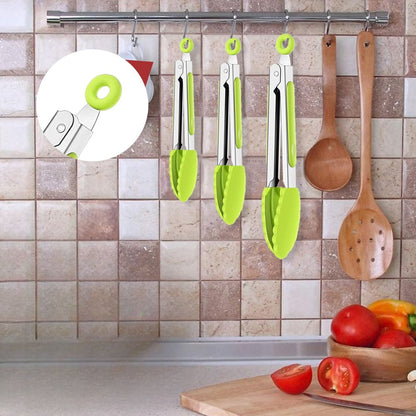 Pince à barbecue - SiliconeBBQGrilling™ - Vert