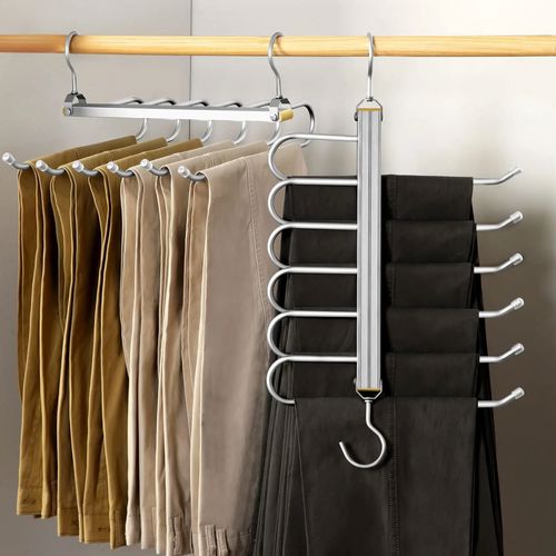 Cintres Pliants - PantsHangers™ - Gris Clair
