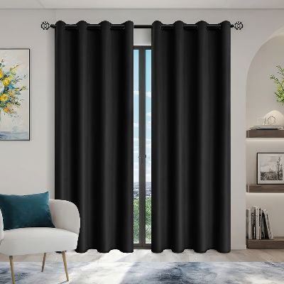Rideau Occultant - SunProtectionCurtains™ - Noir