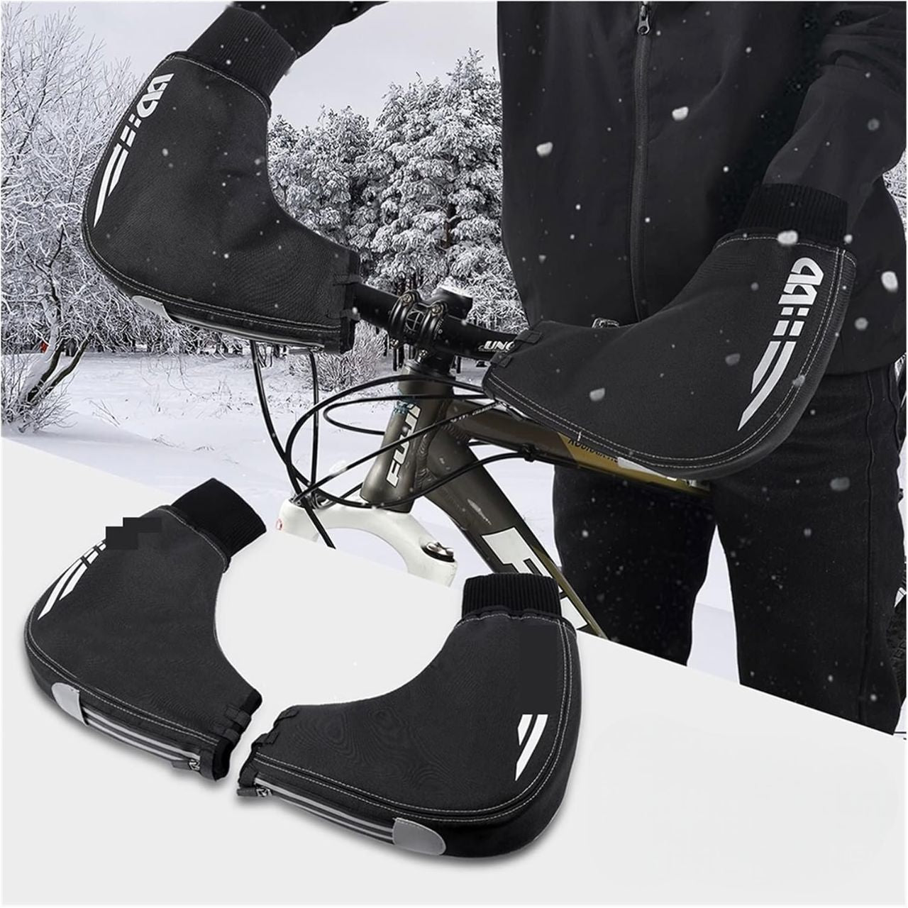 Gant Thermique - HandlebarGloves™ - Noir