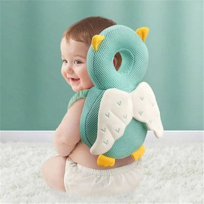 OreillerProtectionBébé™- Hiboux Vert