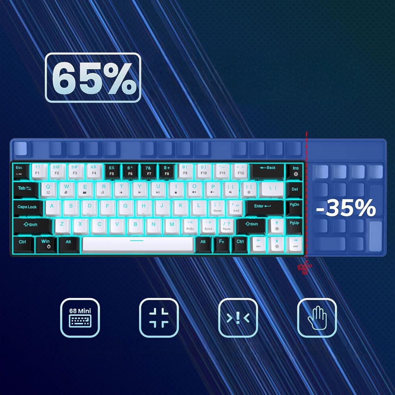 MechanicalKeyboard™- Blanc&Noir