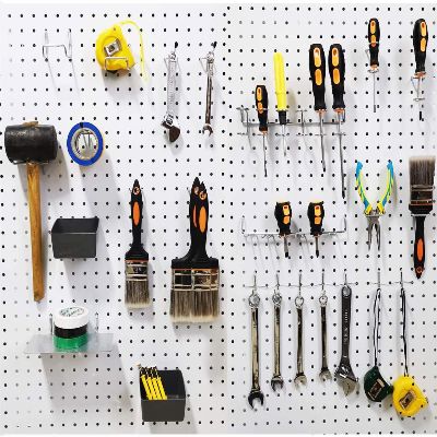 Panneau perforé - BoardWallOrganizer™ - Blanc