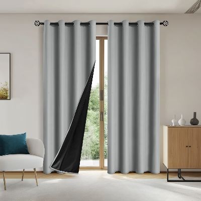 Rideau Occultant - SunProtectionCurtains™ - Gris