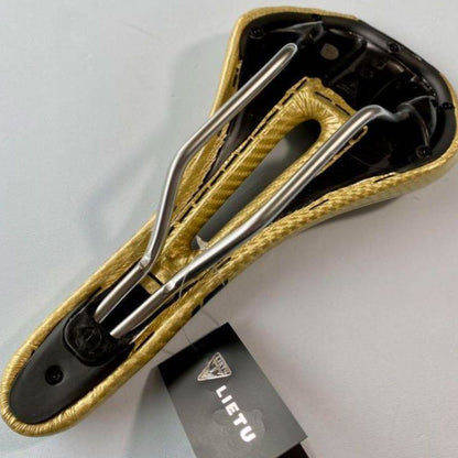 Selle de Vélo - BicycleSaddle™ - Noir Or