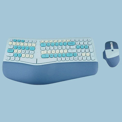 Accessoire Ordinateur - ErgonomicKeyboardMouse™ - Bleu