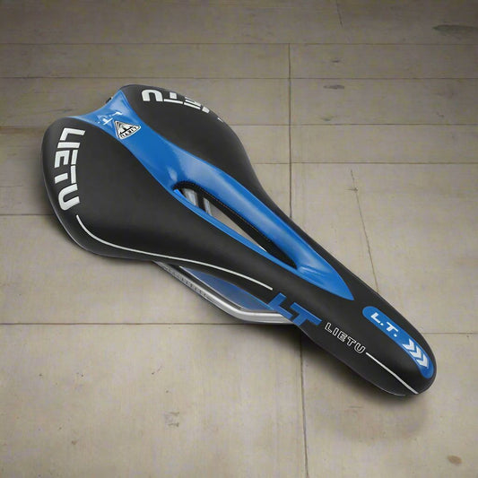 Selle de Vélo - BicycleSaddle™ - Bleu Noir