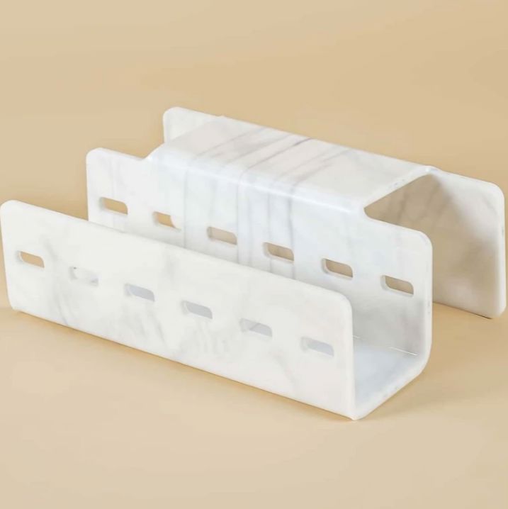 Rangement Maquillage - EyelashTweezersStorage™ - Marbré