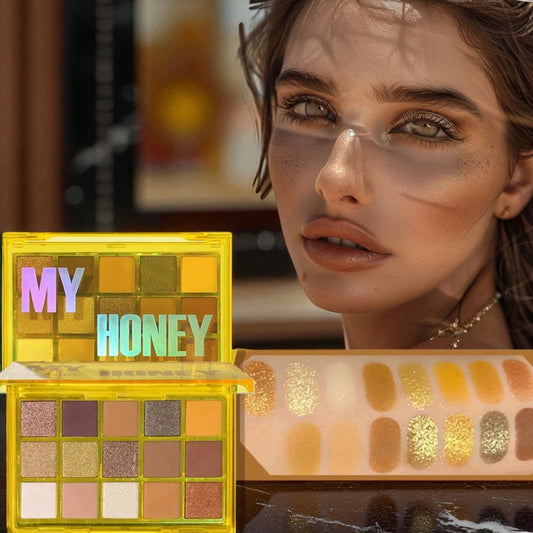 Palette Yeux - ShadeSpectrum15™ - Miel & Crème