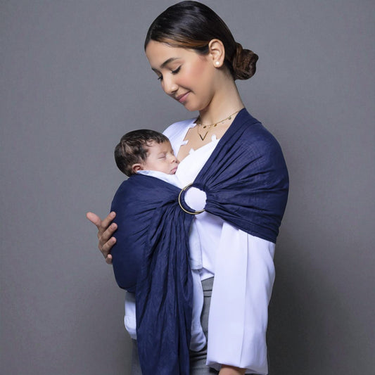 Écharpe De Portage - CottonRingSling™ - Bleu Marine