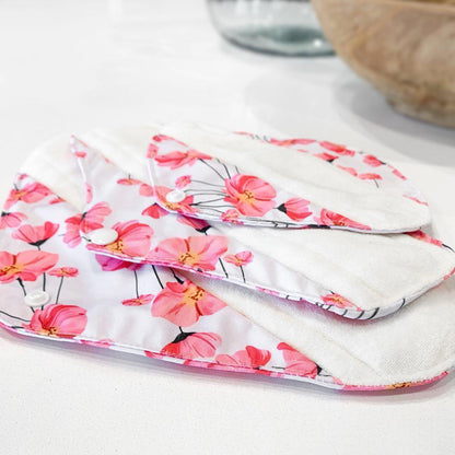 Serviette Hygiénique Lavable - EcoReusablePads™ - Rose